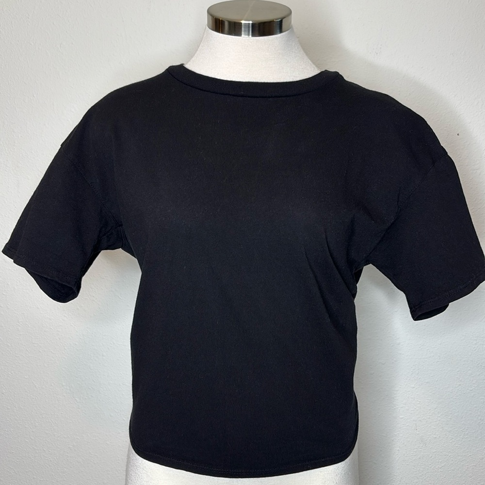 Current/Elliot size 0. Black open back tshirt